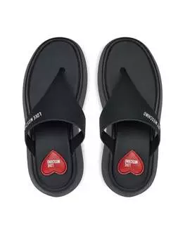 Шлепанцы LOVE MOSCHINO Chancletas, черный
