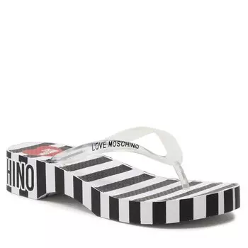 Шлепанцы LOVE MOSCHINO, прозрачный