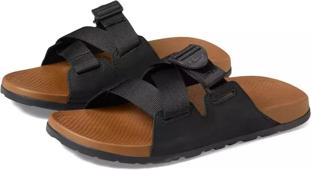 Шлепанцы Lowdown Leather Slide Chaco, черный