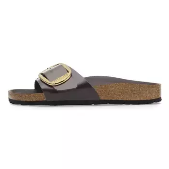 Шлепанцы Madrid Big Buckle женские кофейные Birkenstock, цвет Coffee
