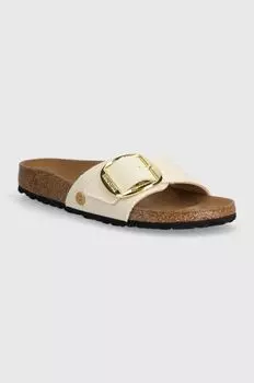 Шлепанцы Madrid с большой пряжкой Birkenstock, бежевый