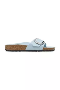Шлепанцы Madrid с крупной пряжкой Birkenstock, синий