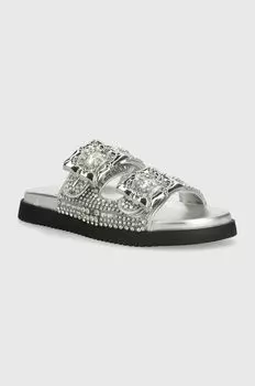 Шлепанцы Majesta Steve Madden, серебряный