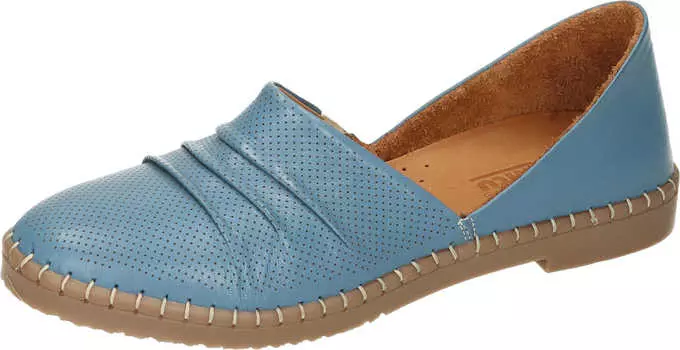 Шлепанцы manitu Klassische, цвет denim