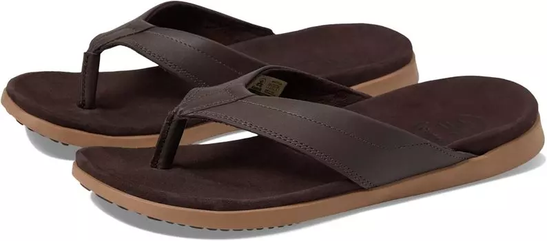 Шлепанцы Marty T Flip Kamik, цвет Dark Brown