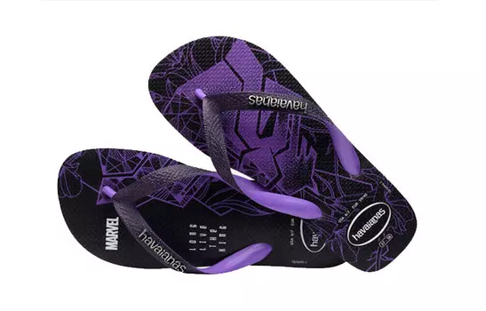 Шлепанцы Marvel X унисекс черные Havaianas