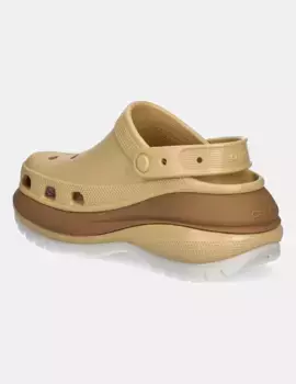 Шлепанцы Mega Crush Matte Clog Crocs, бежевый