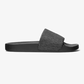 Шлепанцы Michael Kors Jake Logo Slide, черный