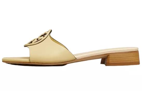 Шлепанцы Miller женские желтые Tory Burch