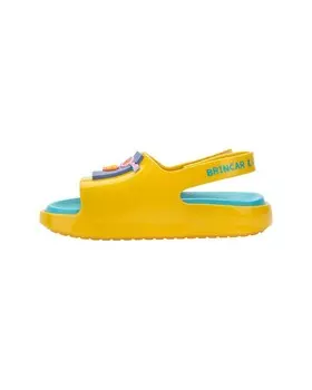 Шлепанцы Mini Melissa Cloud + туфли Fmbula BB, желтый