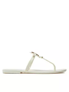 Шлепанцы Mini Miller Flat Thong 51148678 Tory Burch, белый