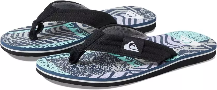 Шлепанцы Molokai Layback II Quiksilver, цвет Blue/Blue/Grey