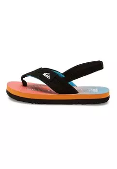 Шлепанцы MOLOKAI LAYBACK Quiksilver, цвет black orange blue