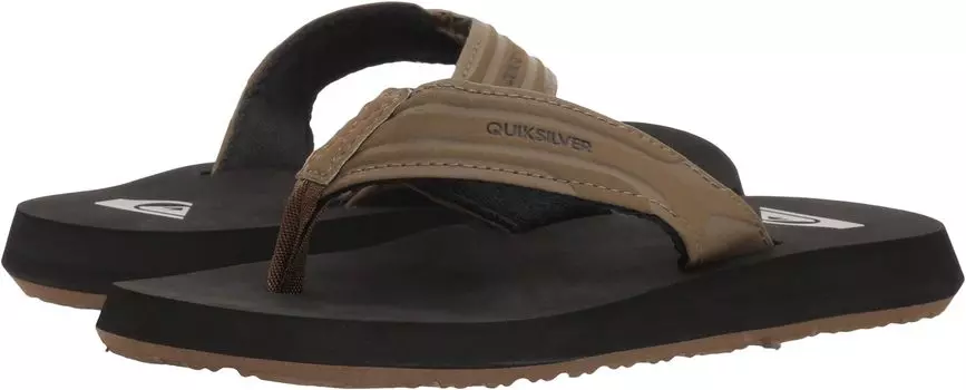 Шлепанцы Monkey Wrench Quiksilver, цвет Tan Solid