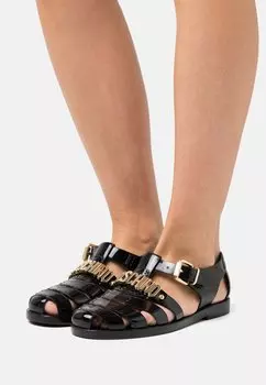 Шлепанцы MOSCHINO, черный