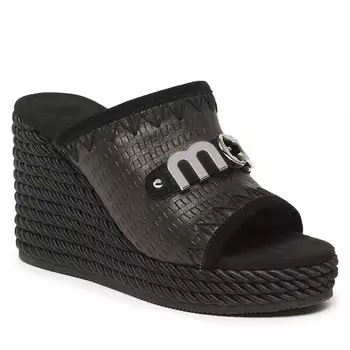 Шлепанцы Mou RopeWedge Big, черный