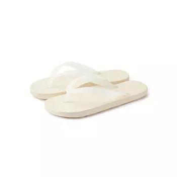 Шлепанцы Muji пляжные, кремовый / синий