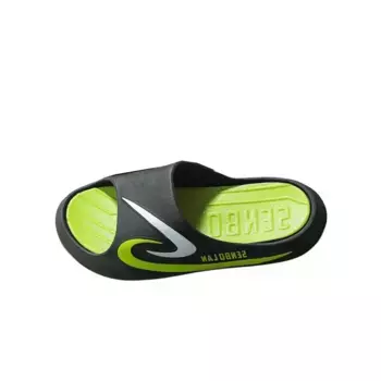 Шлепанцы мужские Abcfjg, белый/зеленый