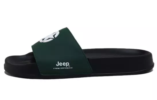 Шлепанцы мужские армейские зеленые Jeep