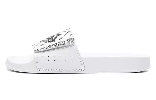 Шлепанцы мужские белые/черные Dickies