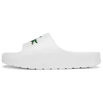 Шлепанцы мужские белые Lacoste