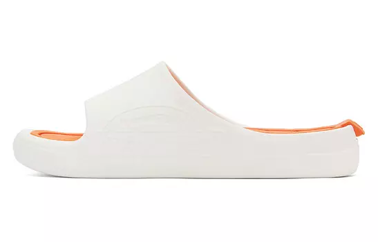 Шлепанцы мужские белые/оранжевые Dickies