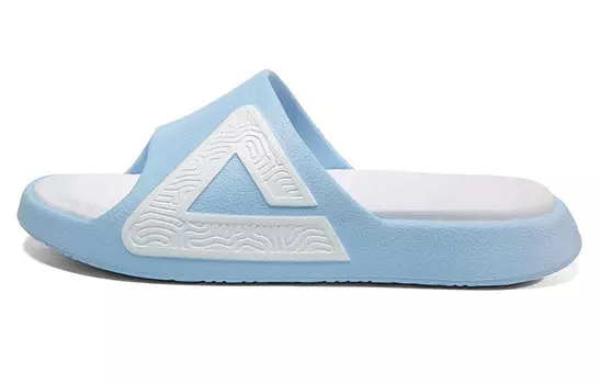 Шлепанцы мужские белые/синие Peak