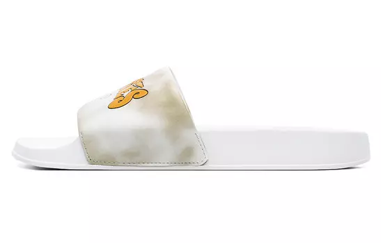 Шлепанцы мужские белые/желтые Dickies