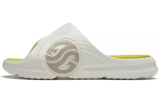 Шлепанцы мужские белый/зеленый 361°