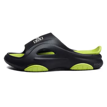 Шлепанцы мужские Bindage, черный/зеленый