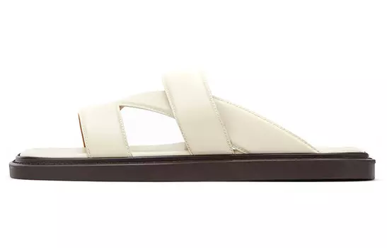 Шлепанцы мужские Bottega Veneta Sea Salt, белый