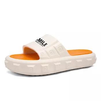 Шлепанцы мужские Caritesport, белый/оранжевый