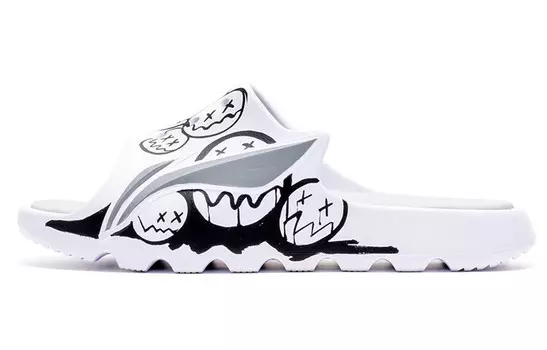 Шлепанцы мужские черные/белые Lining