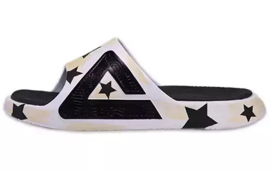 Шлепанцы мужские черные/белые Peak