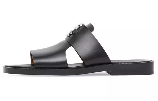 Шлепанцы мужские черные Burberry