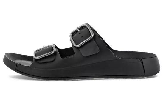 Шлепанцы мужские черные Ecco