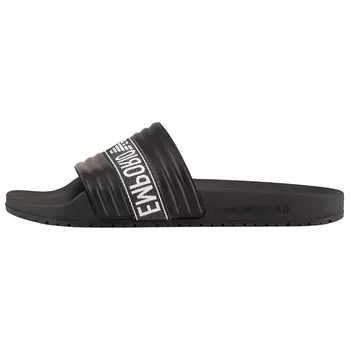 Шлепанцы мужские черные Emporio Armani