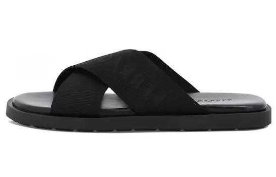 Шлепанцы мужские черные Ferragamo