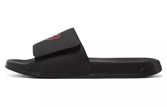 Шлепанцы мужские черные/красные Skechers