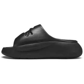 Шлепанцы мужские черные Lacoste