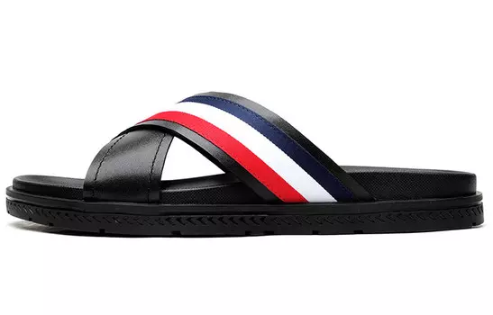 Шлепанцы мужские черный Charriol