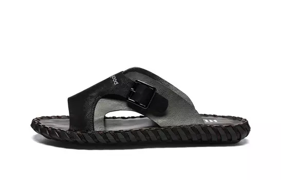 Шлепанцы мужские черный Hla