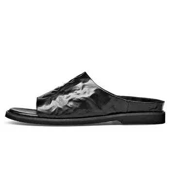 Шлепанцы мужские черный Luomaike