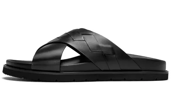 Шлепанцы мужские черный Roberta Di Camerino