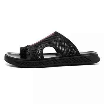 Шлепанцы мужские черный Xiaotoulang