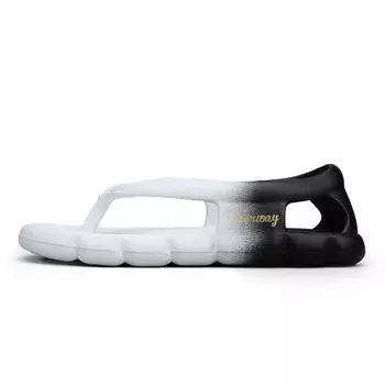 Шлепанцы мужские Deerway, цвет White Neon Green