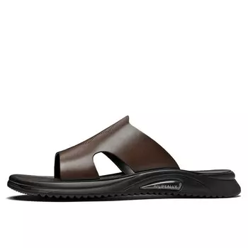 Шлепанцы мужские Hla, коричневый