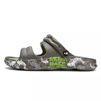 Шлепанцы мужские Humanism 1986, хаки