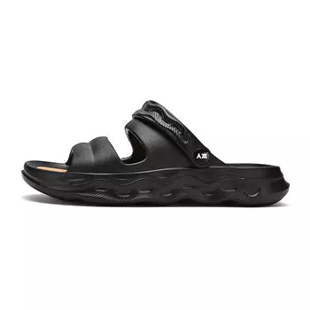 Шлепанцы мужские Humanism 1986, коричневый/зеленый