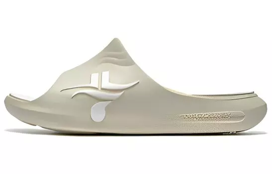 Шлепанцы мужские коричневые/белые Xtep